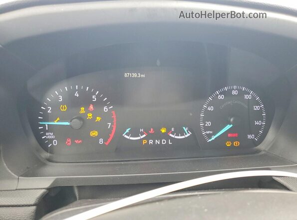 1FM5K8AB2LGC99674 2020 FORD EXPLORER Black Widok zestawu wskaźników