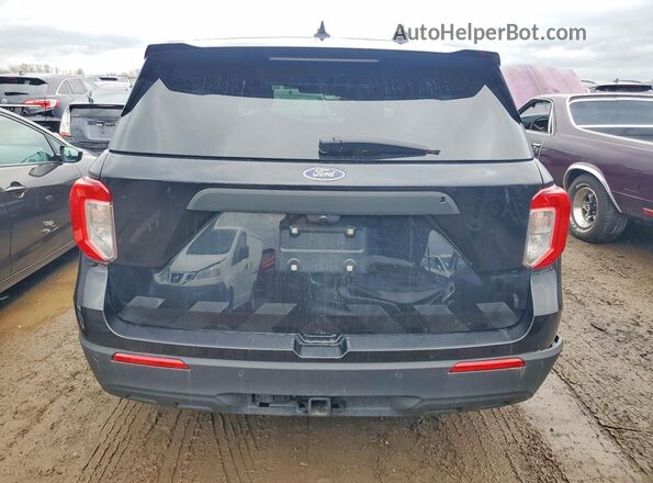 1FM5K8AB2LGC99674 2020 FORD EXPLORER Black Widok z tyłu