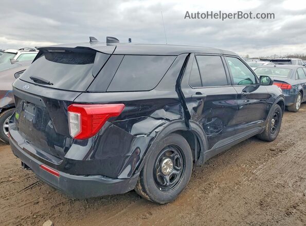 1FM5K8AB2LGC99674 2020 FORD EXPLORER Black Tył prawy