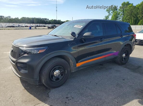 1FM5K8AB2MGC01616 2021 FORD EXPLORER Black Передня ліва чверть