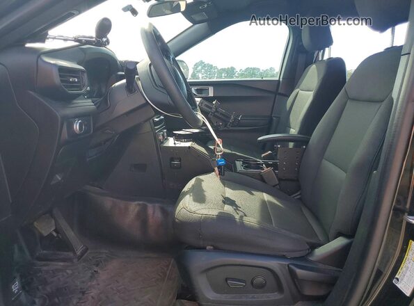 1FM5K8AB2MGC01616 2021 FORD EXPLORER Black Вид салону спереду