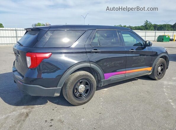 1FM5K8AB2MGC01616 2021 FORD EXPLORER Black Задня права чверть