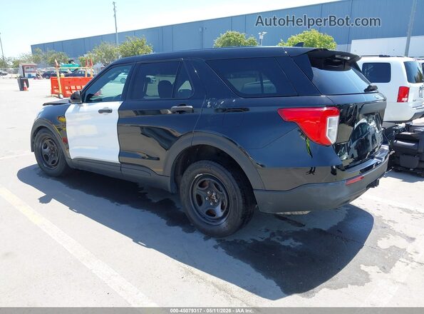 1FM5K8AB2PGB37954 2023 FORD POLICE INTERCEPTOR Черный Задняя левая четверть