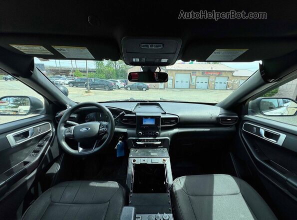1FM5K8AB3LGA71201 2020 FORD EXPLORER Черный Вид щитка приборов