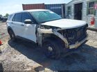 2021 Ford Police Interceptor Utility   White vin: 1FM5K8AB3MGA19522