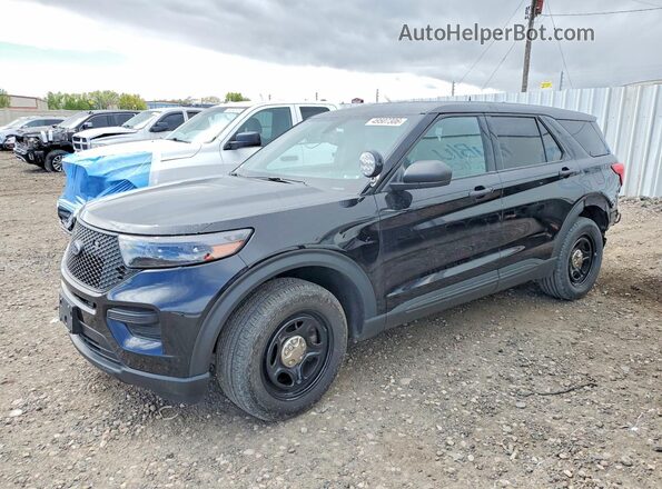 1FM5K8AB3MGC00863 2021 FORD EXPLORER Черный Передняя левая четверть