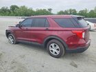 2022 Ford Explorer Police Interceptor Темно-бордовый vin: 1FM5K8AB5NGA40521