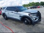 2023 Ford Police Interceptor Utility   Silver vin: 1FM5K8AB5PGA32535