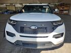 2024 Ford Explorer Police Interceptor Серебряный vin: 1FM5K8AB6RGA24088
