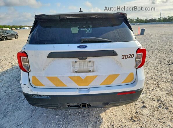1FM5K8AB7LGC51135 2020 FORD EXPLORER White Widok z tyłu
