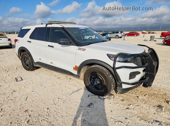 1FM5K8AB7LGC51135 2020 FORD EXPLORER White Przód prawy
