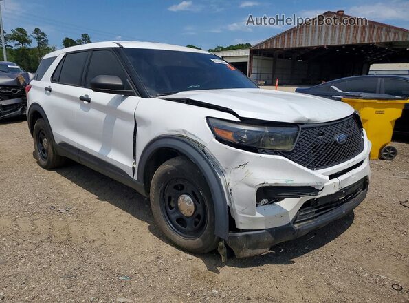 1FM5K8AB7LGD09647 2020 FORD EXPLORER Белый Передняя правая четверть