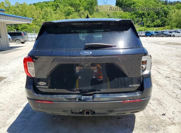 1FM5K8AB7MGA42303 2021 FORD EXPLORER Черный Вид сзади