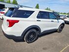 2021 Ford Explorer Police Interceptor White vin: 1FM5K8AB7MGA72904