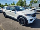 2021 Ford Explorer Police Interceptor White vin: 1FM5K8AB7MGA72904