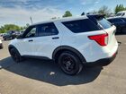 2021 Ford Explorer Police Interceptor White vin: 1FM5K8AB7MGA72904