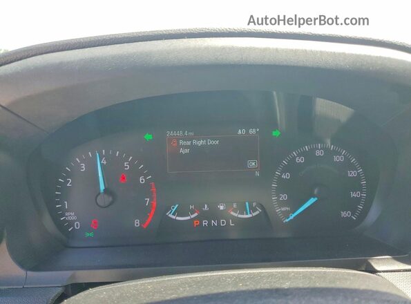 1FM5K8AB7NGA41248 2022 FORD EXPLORER Белый Вид щитка приборов