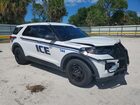 2022 Ford Explorer Police Interceptor Белый vin: 1FM5K8AB7NGA41248
