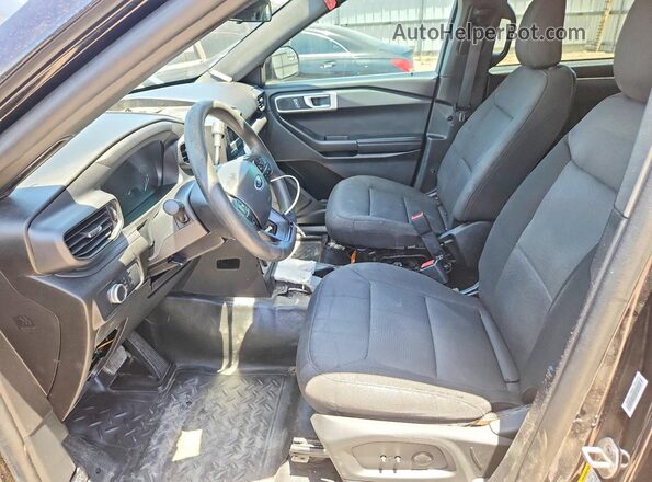 1FM5K8AB7NGC23337 2022 FORD EXPLORER Черный Вид салона спереди