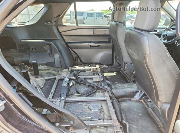 1FM5K8AB7NGC23337 2022 FORD EXPLORER Черный Вид задней части салона