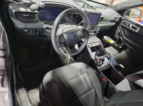 1FM5K8AB8SGA85707 2025 FORD EXPLORER Black Widok deski rozdzielczej