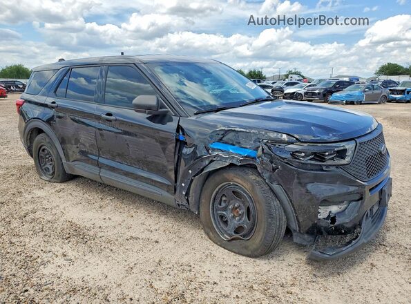 1FM5K8AB9MGA65372 2021 FORD EXPLORER Black Przód prawy