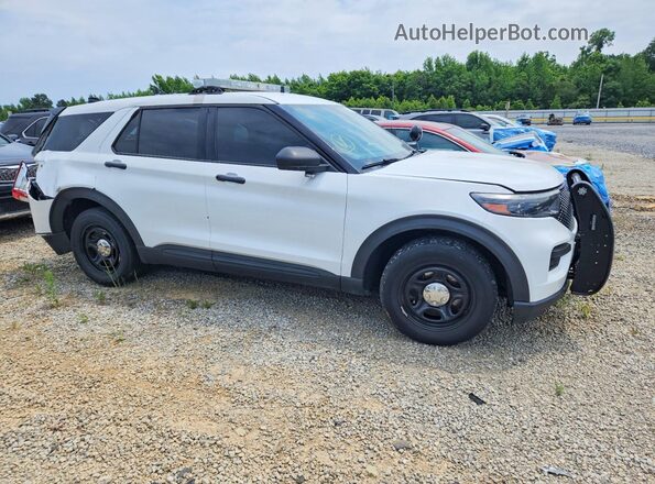 1FM5K8AB9MGC35570 2021 FORD EXPLORER Белый Передняя правая четверть