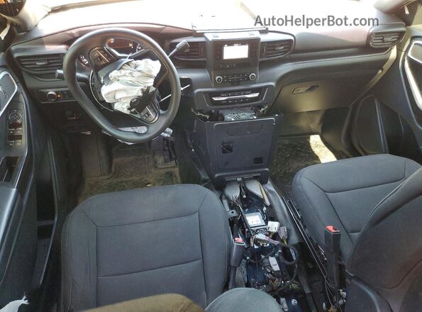 1FM5K8ABXLGA97813 2020 FORD EXPLORER Синий Вид панели приборов