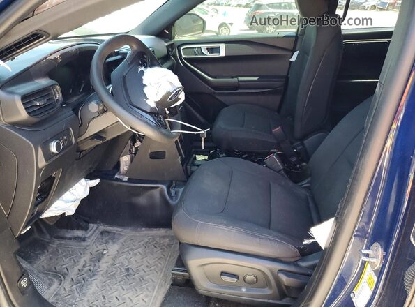 1FM5K8ABXLGA97813 2020 FORD EXPLORER Синий Вид салона спереди
