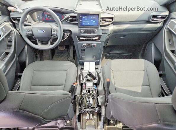 1FM5K8ABXSGA04707 2025 FORD EXPLORER Black Front interior view