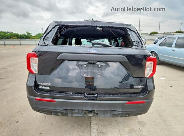 1FM5K8AC1NGA92057 2022 FORD EXPLORER Black Widok z tyłu