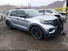 2021 Ford Police Interceptor Utility   Silver vin: 1FM5K8AC2MNA05695