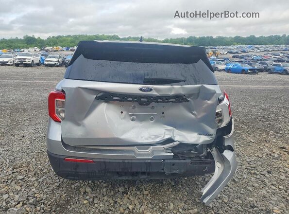 1FM5K8AC2RGA62507 2024 FORD EXPLORER Silver Вид ззаду
