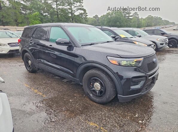 1FM5K8AC3MNA14177 2021 FORD EXPLORER Черный Передняя правая четверть