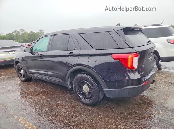 1FM5K8AC3MNA14177 2021 FORD EXPLORER Черный Задняя левая четверть