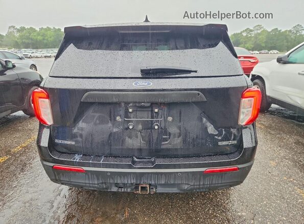 1FM5K8AC3MNA14177 2021 FORD EXPLORER Черный Вид сзади
