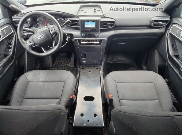 1FM5K8AC3MNA14177 2021 FORD EXPLORER Черный Вид панели приборов