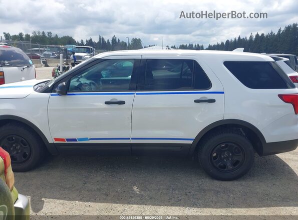1FM5K8AR0HGA37379 2017 FORD UTILITY POLICE INTERCEPTOR White Панорамний вид салону 360°