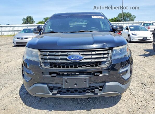 1FM5K8AR0HGC25531 2017 FORD EXPLORER Black Widok z przodu