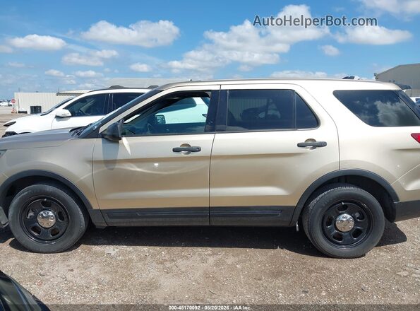 1FM5K8AR0HGD57978 2017 FORD UTILITY POLICE INTERCEPTOR Gold Vista interior de 360 grados
