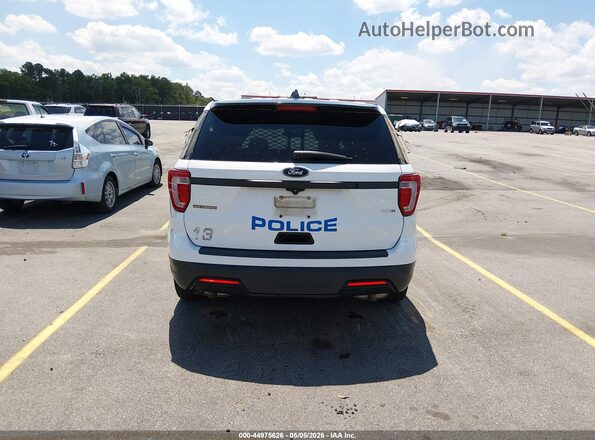 1FM5K8AR0JGC18472 2018 FORD POLICE INTERCEPTOR Белый 