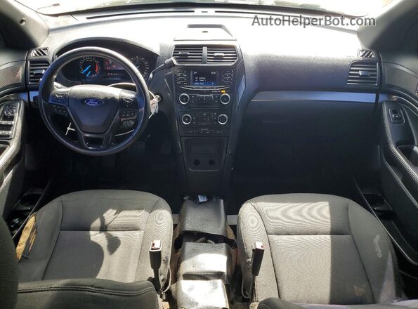 1FM5K8AR1GGD30237 2016 FORD EXPLORER Белый Вид панели приборов