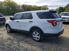 2016 Ford Explorer Police Interceptor Белый vin: 1FM5K8AR1GGD30237