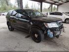 2016 Ford Utility Police Interceptor   Черный vin: 1FM5K8AR1GGD32053