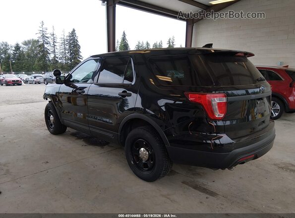 1FM5K8AR1GGD32053 2016 FORD UTILITY POLICE INTERCEPTOR Черный Задняя левая четверть