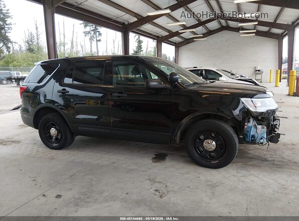 1FM5K8AR1GGD32053 2016 FORD UTILITY POLICE INTERCEPTOR Черный Панорамный вид салона 360°