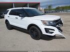2018 Ford Police Interceptor Utility   White vin: 1FM5K8AR1JGC16939