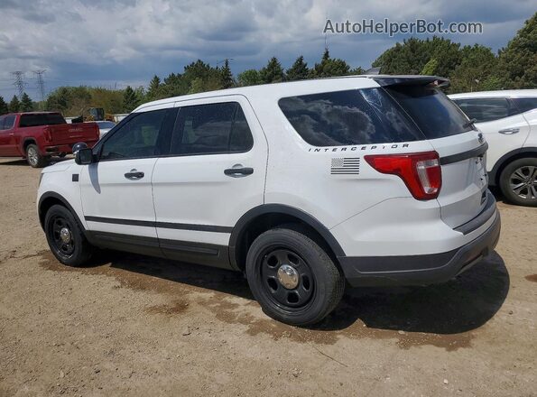 1FM5K8AR1JGC49603 2018 FORD EXPLORER Белый Задняя левая четверть