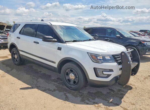 1FM5K8AR1JGC49603 2018 FORD EXPLORER Белый Передняя правая четверть