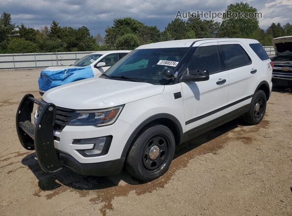 1FM5K8AR1JGC49603 2018 FORD EXPLORER Белый Передняя левая четверть
